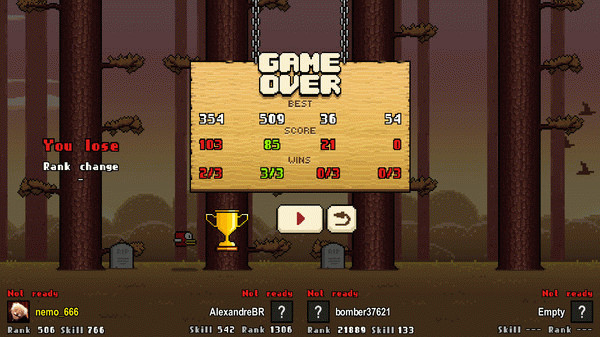 Игра Timberman, скриншот