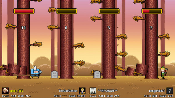 Игра Timberman, скриншот