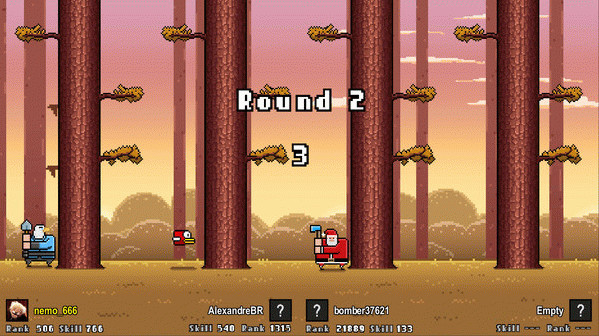 Игра Timberman, скриншот