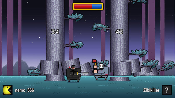 Игра Timberman, скриншот