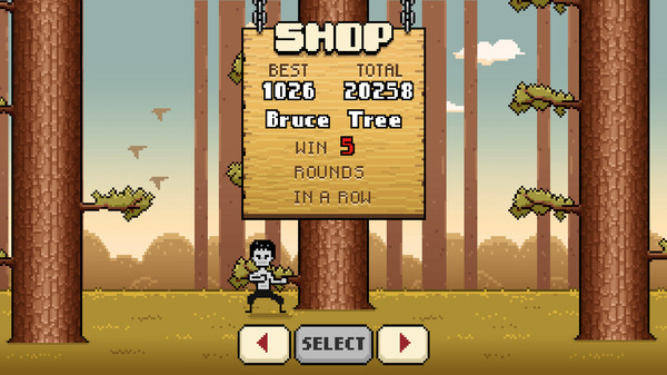 Игра Timberman, скриншот