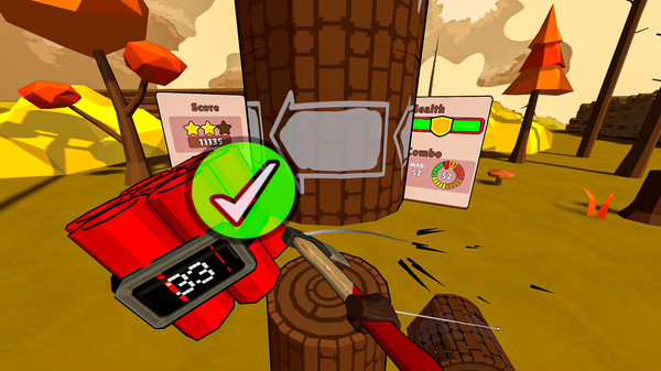 Игра Timberman VR, скриншот