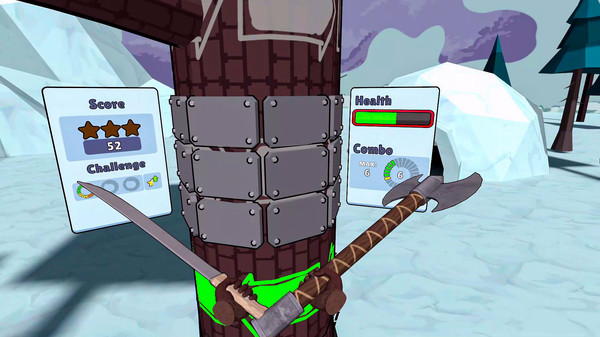 Игра Timberman VR, скриншот