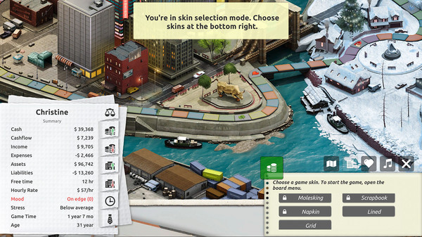 Игра Timeflow дизайн "Салфетка", скриншот