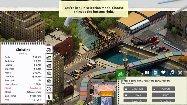 Игра Timeflow дизайн "На кольцах", скриншот