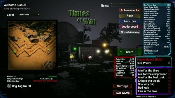 Игра Times Of War, скриншот