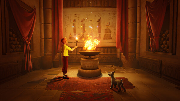 Игра Репортер тинтин: сигары фараона, скриншот