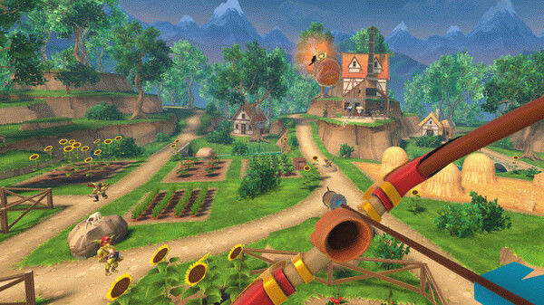Игра Tiny Archers VR, скриншот