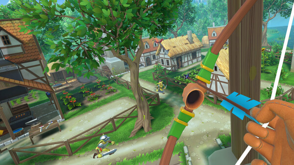 Игра Tiny Archers VR, скриншот