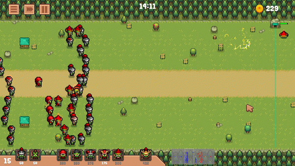 Игра Tiny Battles, скриншот