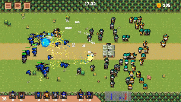 Игра Tiny Battles, скриншот