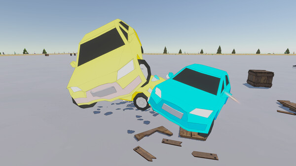 Игра Tiny Car Mess, скриншот