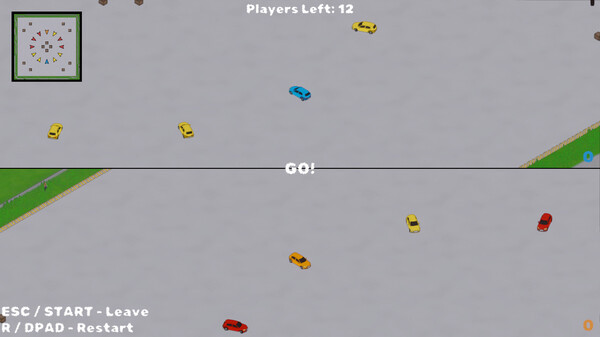 Игра Tiny Car Mess, скриншот