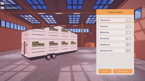 Игра Tiny House Simulator, скриншот