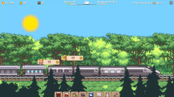 Игра Tiny Rails, скриншот