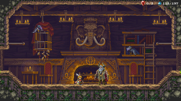 Игра Tiny Thor, скриншот