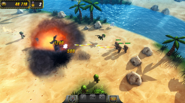 Игра Tiny Troopers, скриншот