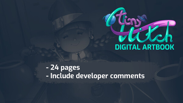 Игра Tiny Witch - Digital Artbook, скриншот