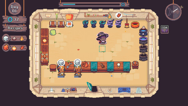 Игра Tiny Witch, скриншот