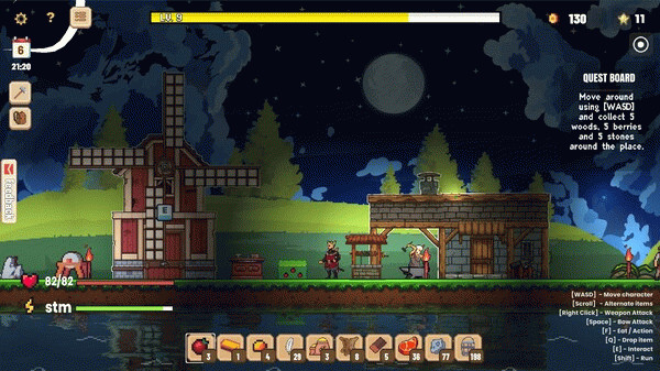 Игра TinyCraft Town, скриншот