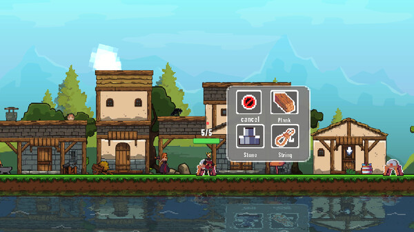 Игра TinyCraft Town, скриншот