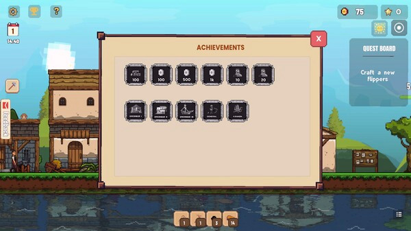 Игра TinyCraft Town, скриншот