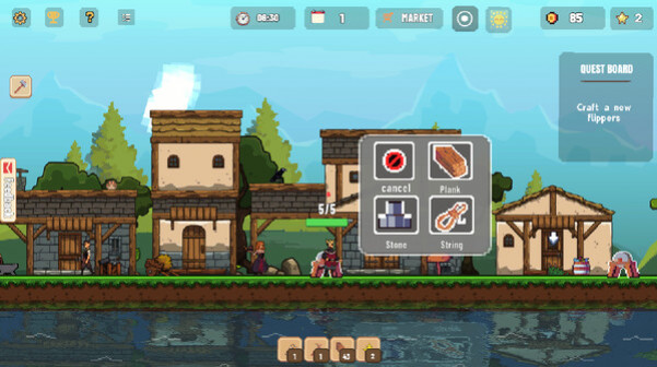Игра TinyCraft Town, скриншот