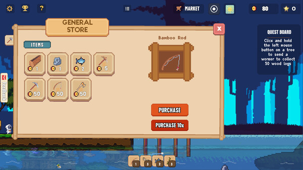 Игра TinyCraft Town, скриншот