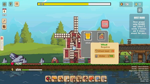 Игра TinyCraft Town, скриншот