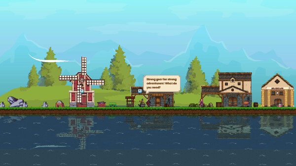 Игра TinyCraft Town, скриншот