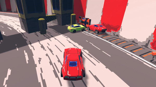 Игра Tire Fire Rally, скриншот