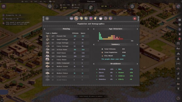 Игра Tlatoani: Aztec Cities, скриншот