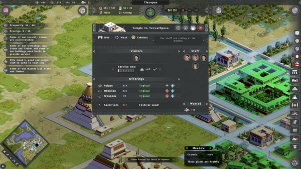 Игра Tlatoani: Aztec Cities, скриншот