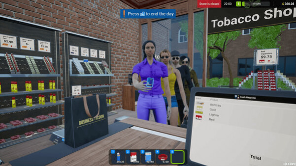 Игра Tobacco Shop Simulator, скриншот