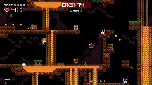 Игра Tobe's Vertical Adventure, скриншот