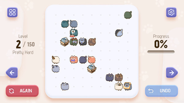 Игра Toffee Cats, скриншот