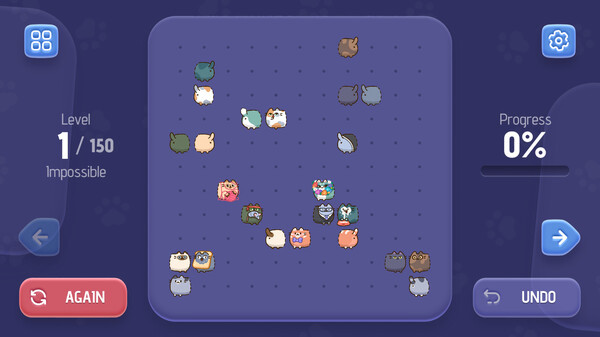 Игра Toffee Cats, скриншот