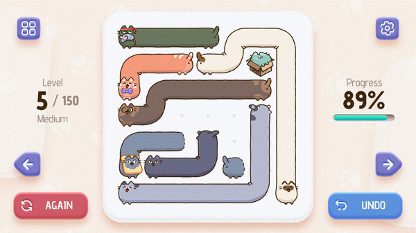 Игра Toffee Cats, скриншот