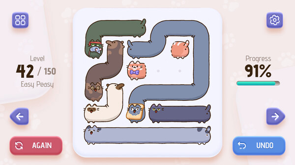 Игра Toffee Cats, скриншот