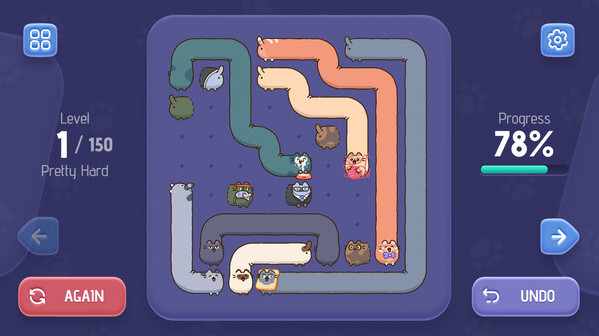Игра Toffee Cats, скриншот