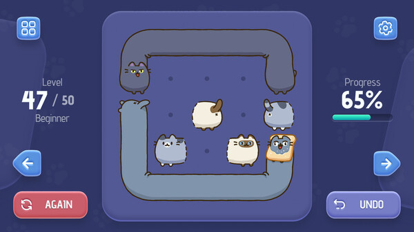 Игра Toffee Cats, скриншот
