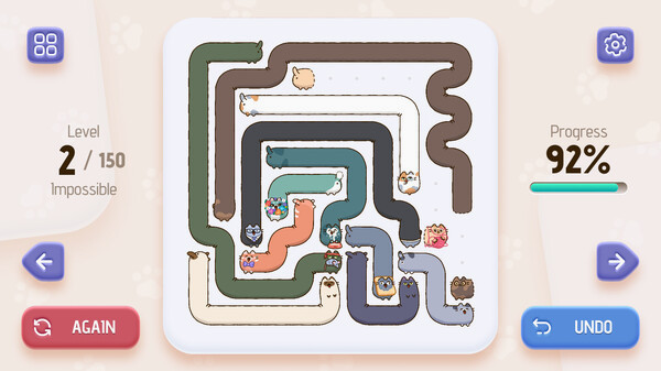 Игра Toffee Cats, скриншот