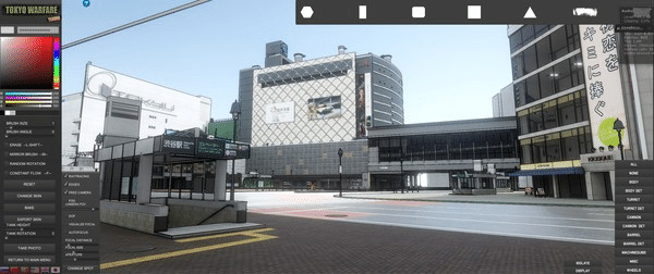 Игра Tokyo Warfare Turbo - Skin Editor, скриншот