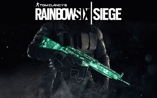 Игра Tom Clancy's Rainbow Six Siege - Emerald Weapon Skin, скриншот
