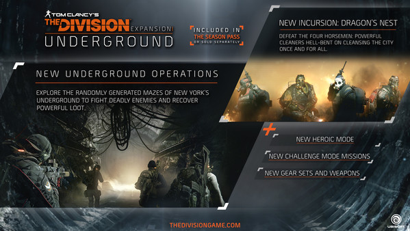 Игра Tom Clancy's The Division - Underground, скриншот