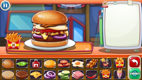 Игра Top Burger Shop Simulator, скриншот