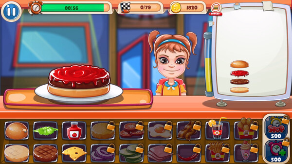 Игра Top Burger Shop Simulator, скриншот