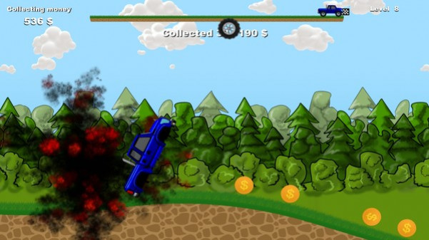 Игра TOP TRUCK DRIVER, скриншот