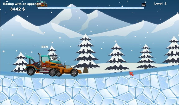 Игра TOP TRUCK DRIVER, скриншот