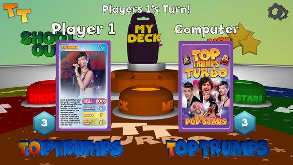 Игра Top Trumps Turbo, скриншот